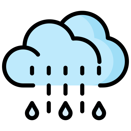 lluvia pesada icono gratis