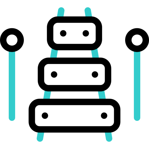 xilófono icono gratis