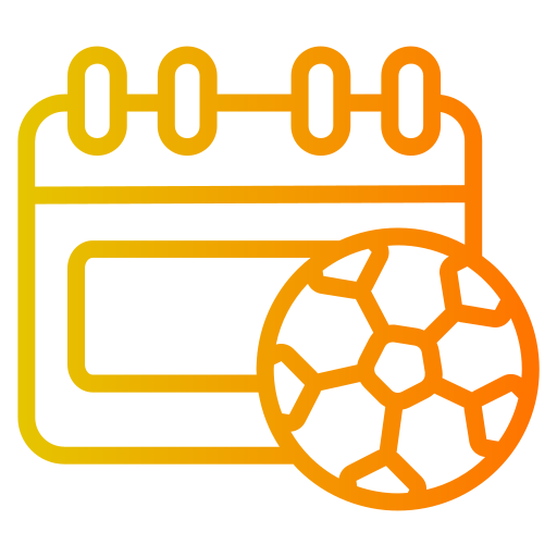 calendario de fútbol icono gratis
