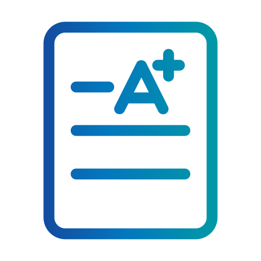 Grade free icon