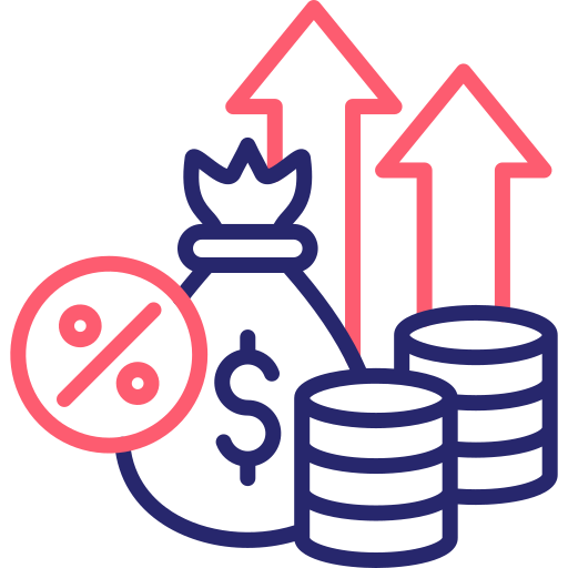 Interest rate free icon Interest rate free icon