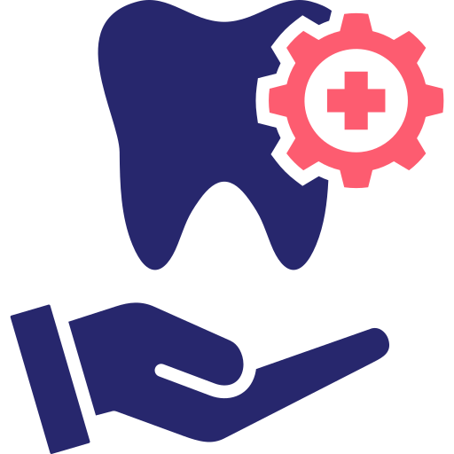 servicio dental icono gratis