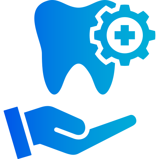 servicio dental icono gratis