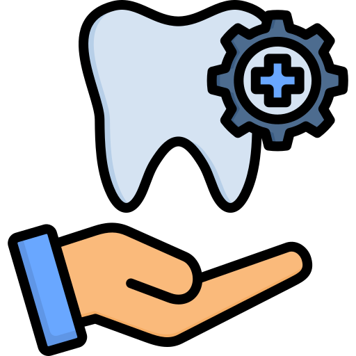 servicio dental icono gratis