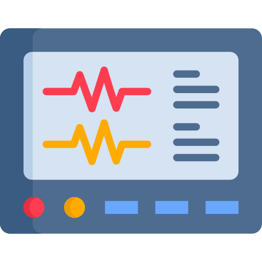 monitor de frecuencia cardíaca icono gratis