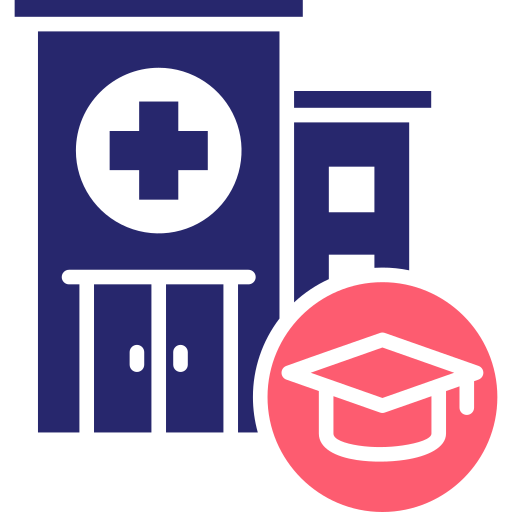 educación médica icono gratis
