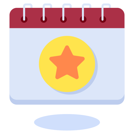 calendario de eventos icono gratis