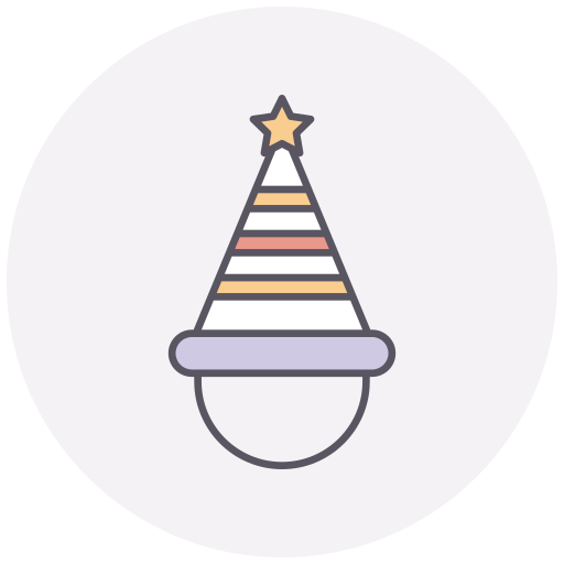 sombrero de fiesta icono gratis