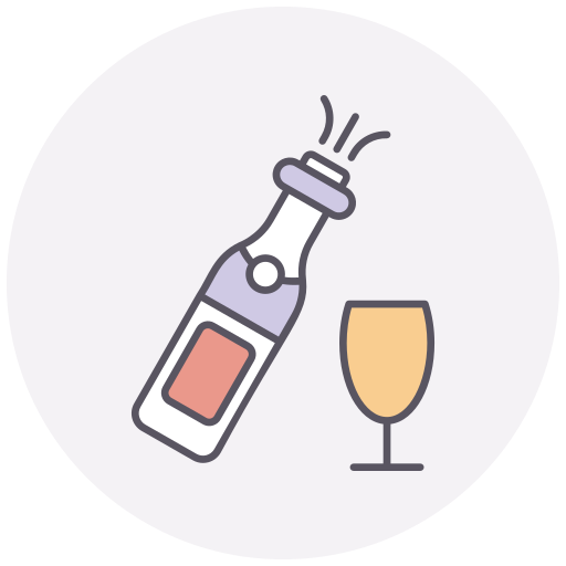 champán icono gratis