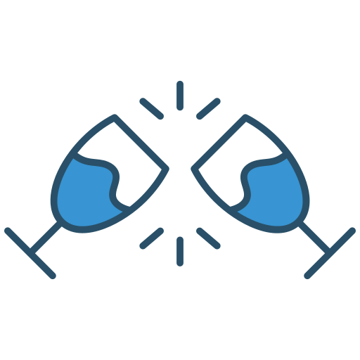 vaso de vítores icono gratis