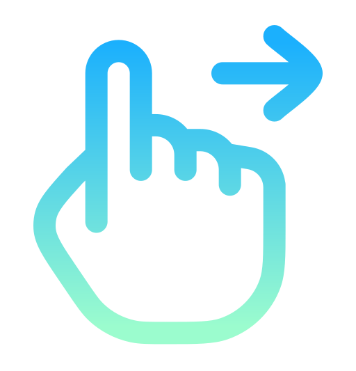 wischen sie nach rechts kostenlos Icon