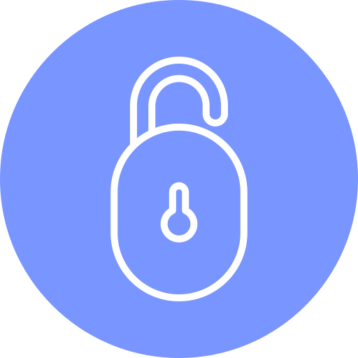 Unlock free icon