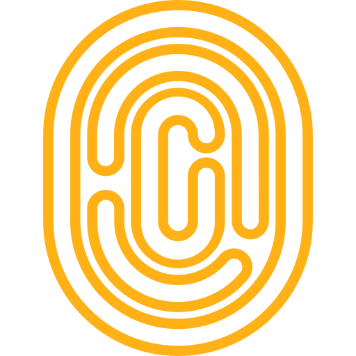 huella dactilar icono gratis