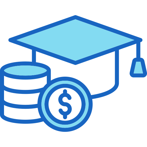 educación financiera icono gratis