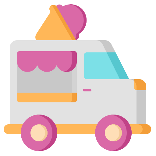 camión de helados icono gratis