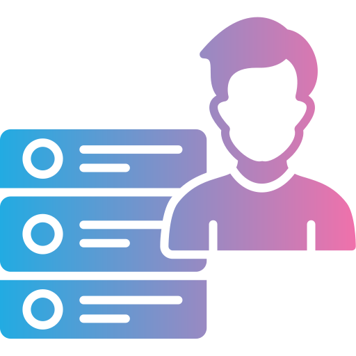 usuario de la base de datos icono gratis