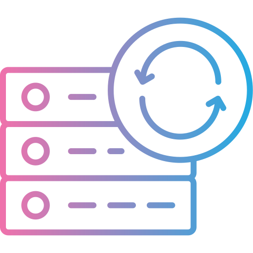 sincronización de datos icono gratis