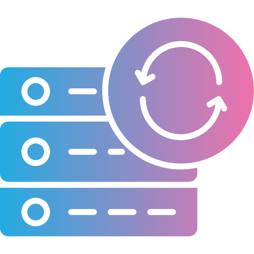 sincronización de datos icono gratis