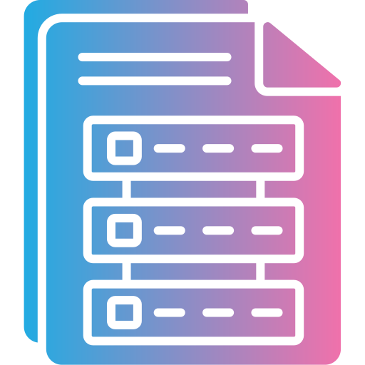 archivo de base de datos icono gratis