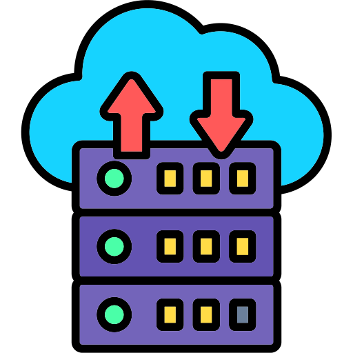 flujo de datos icono gratis