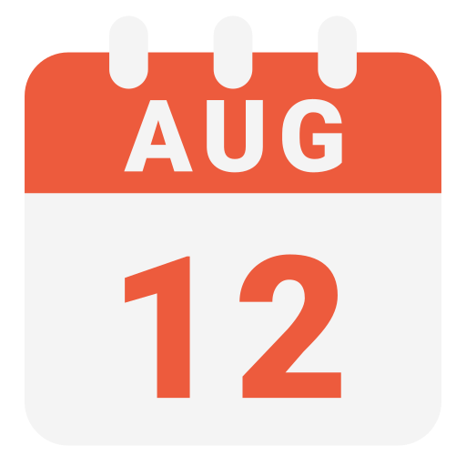12. august kostenlos Icon