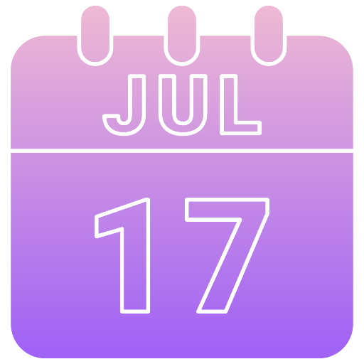 17 de julio icono gratis