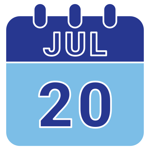 20 de julio icono gratis