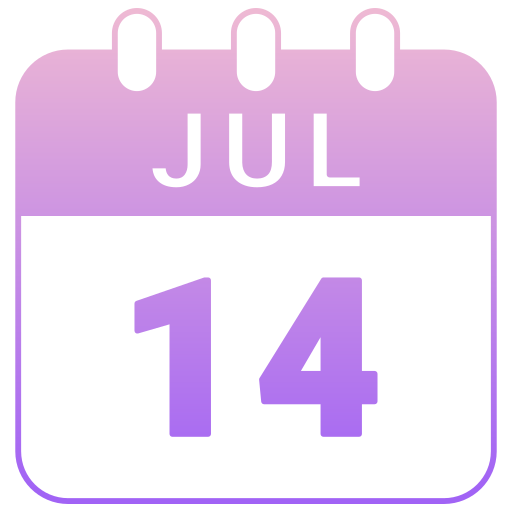 14 de julio icono gratis