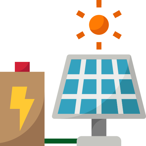 Panel solar icono gratis