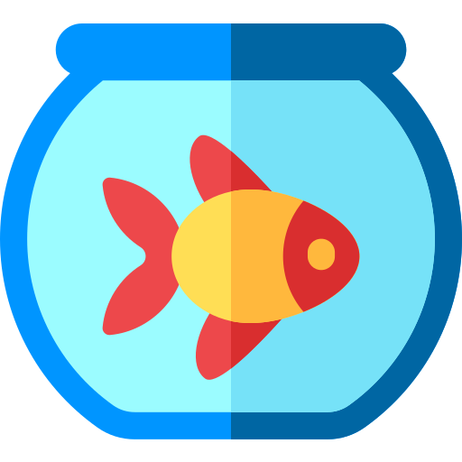 Fish tank Basic Rounded Flat icon