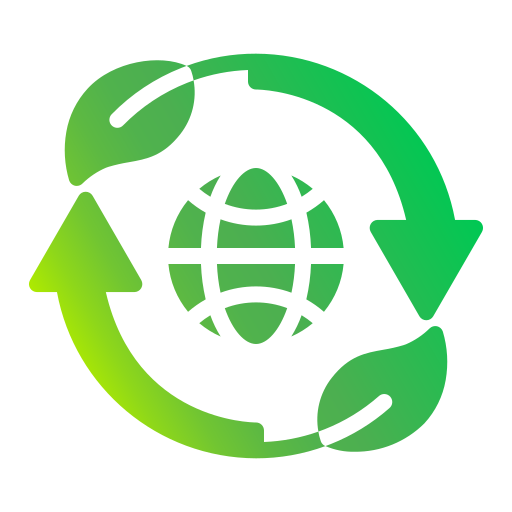 ecología global icono gratis