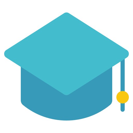 sombrero de graduación icono gratis