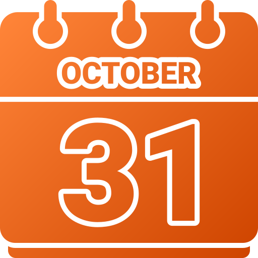 31 de octubre icono gratis