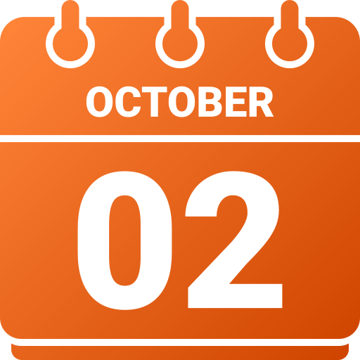 2 de octubre icono gratis