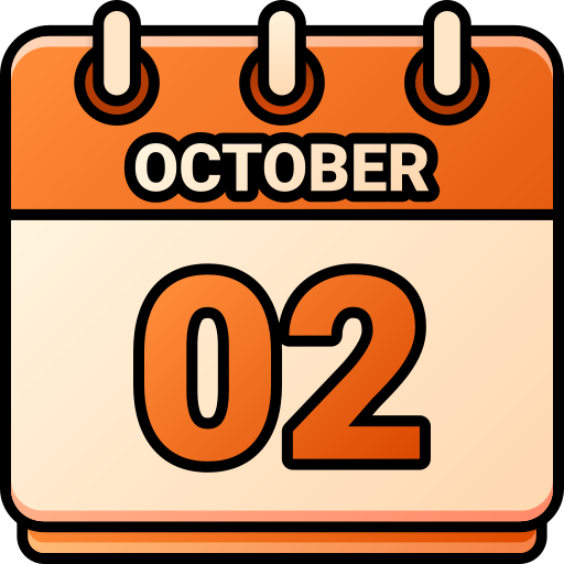 2 de octubre icono gratis