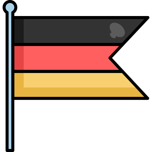 bandera de alemania icono gratis