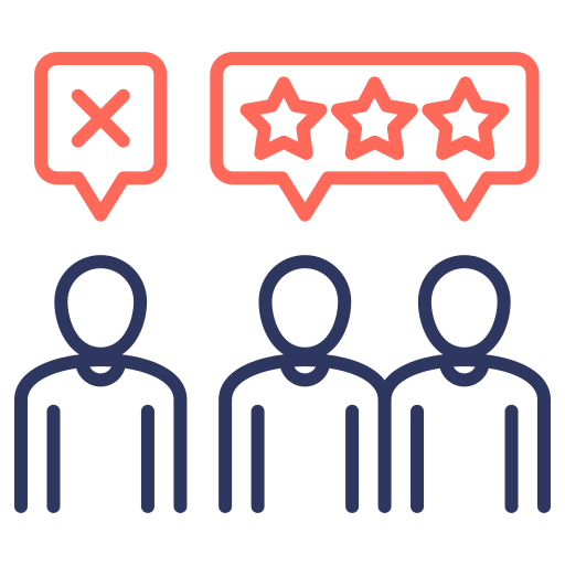Customer review free icon