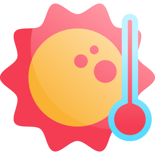 clima caluroso icono gratis