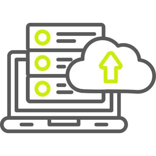 transferencia de datos icono gratis