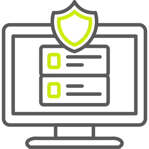 protección de datos icono gratis