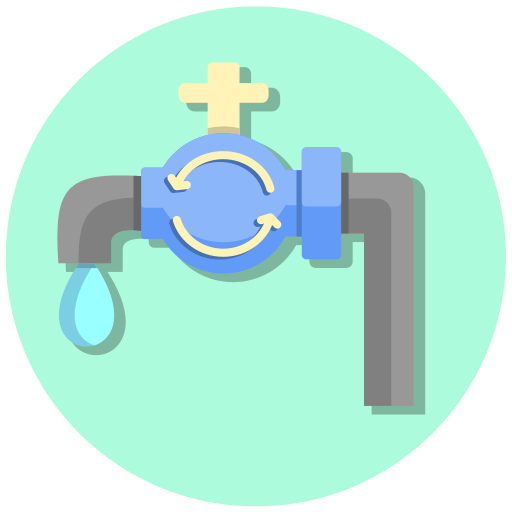conservación del agua icono gratis