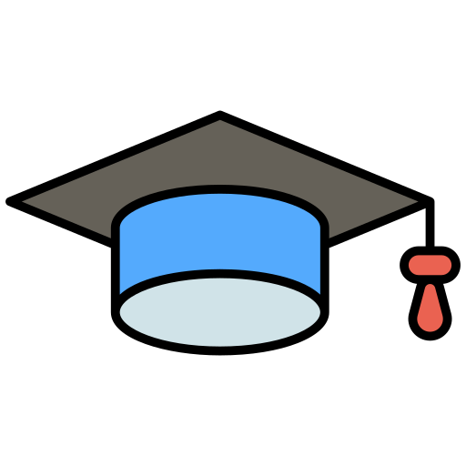 gorro de graduación icono gratis