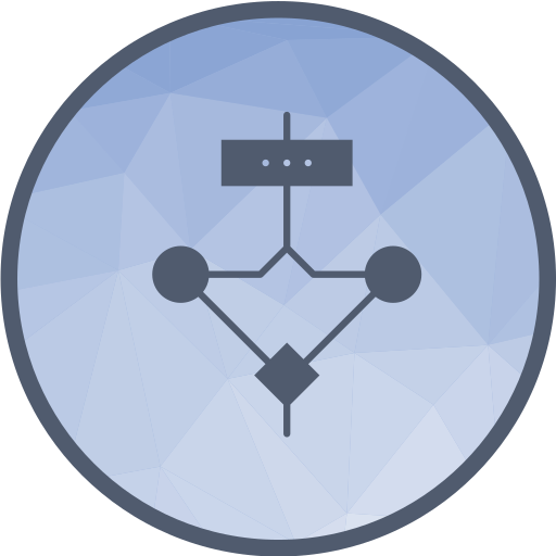 diagrama de flujo icono gratis