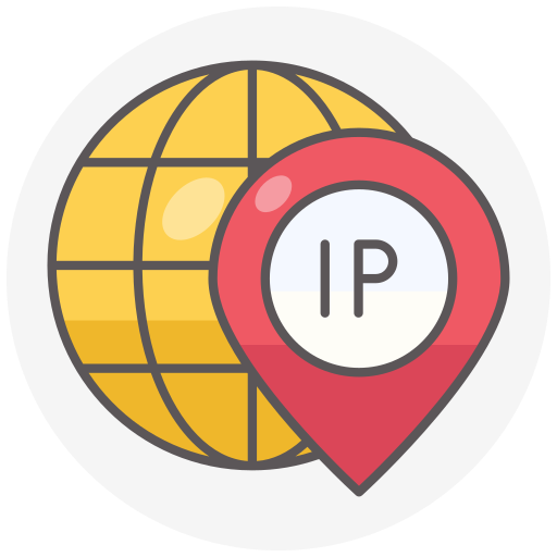 dirección ip icono gratis