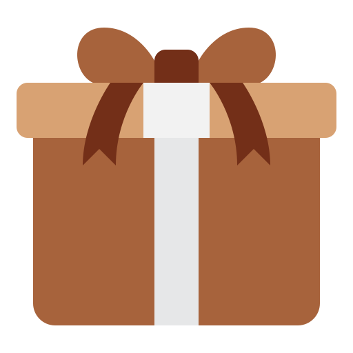 caja de regalo icono gratis