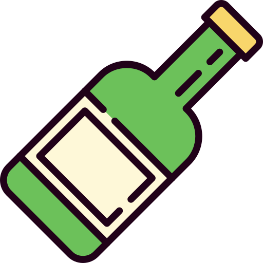 botella de vino icono gratis