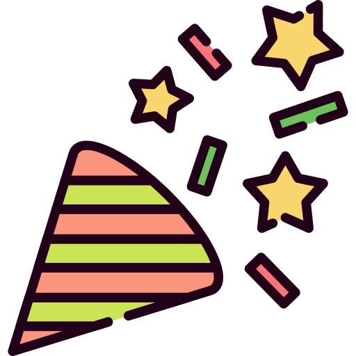 confeti icono gratis