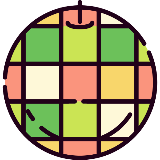 bola de discoteca icono gratis