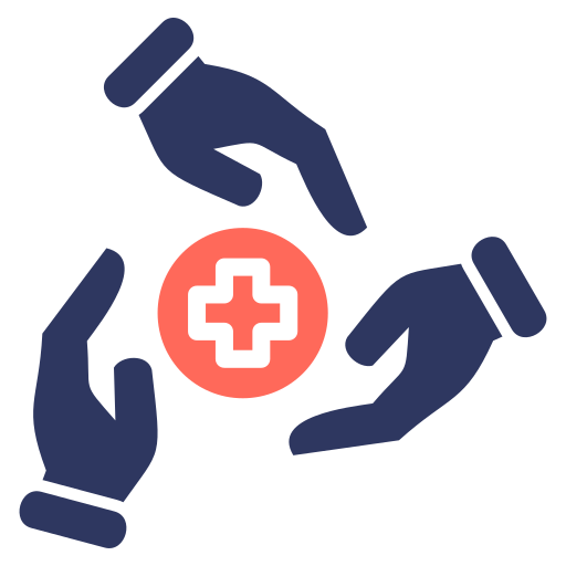 ayuda mutua icono gratis