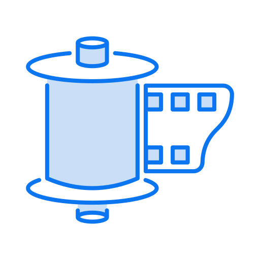 rollo de película icono gratis